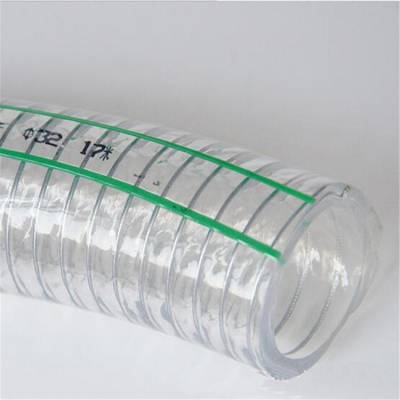 PVC钢丝增强管排水通风潜水泵专用食品级PVC加强纤维钢丝软管
