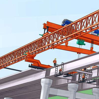 新疆哈密架橋機出租雙導樑龍門式架橋機