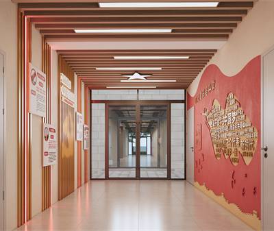 焦作校园走廊文化设计-初中校园走廊文化设计公司-郑州顶层文化