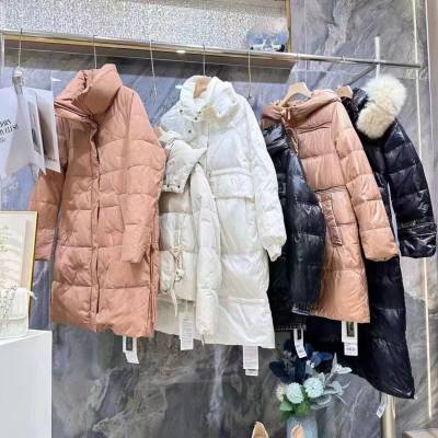 北 京设计师品牌雪丹枝羽绒服白鸭绒代销24冬批发市场女装尾货