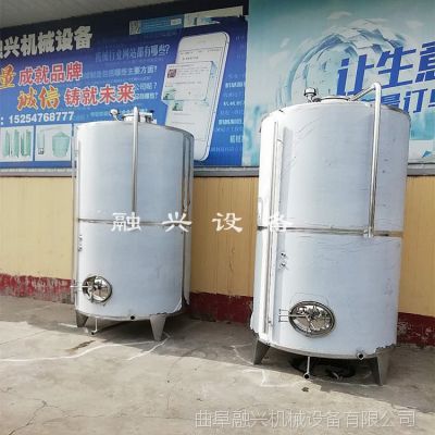 葡萄酒发酵罐 3吨5吨不锈钢罐报价 外型漂亮的不锈钢酒桶酒容器曲阜厂家