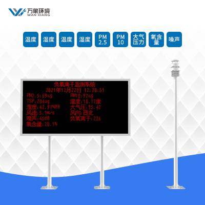 森林负氧离子监测系统 WX-FLZ20 负氧离子监测系统方案 万象环境