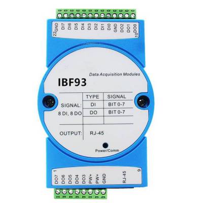 流量计转MODBUS TCP/远程开关量脉冲计数器 DI和DO都支持PNP