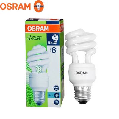 OSRAM欧司朗节能灯E27螺口家用照明13W螺旋节能灯泡