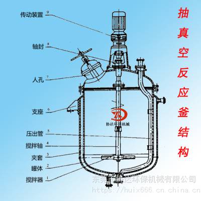 厂家热卖 100L导热油加热反应釜 不锈钢液体搅拌罐 胶水拌料锅