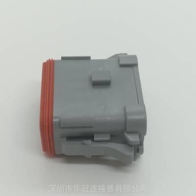 Amphenol AT04-12PA-PM01 插座,12孔,14-20AWG,13A/250V,不