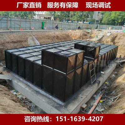 长沙地埋式消防泵站全部受力件材料采用热镀锌