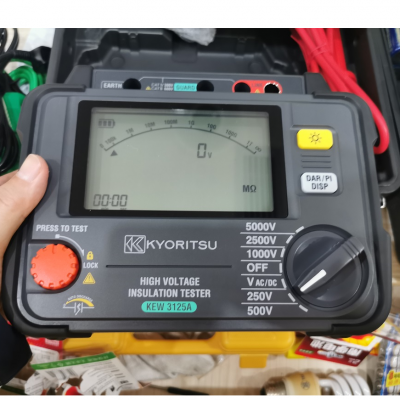 日本克列茨 Kyoritsu共立 KEW3125A 摇表 绝缘电阻测试仪 使用说明