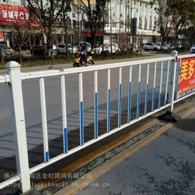 广州异型市政护栏，1米市政道路栏杆，镀锌钢质广告牌道路隔离护栏