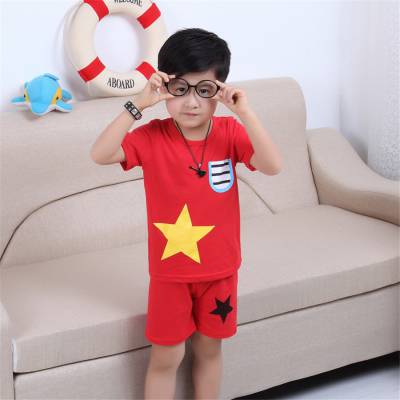 江苏徐州新沂品牌原单地摊童装套装杭州地摊服装进货渠道韩版时尚儿童套装短袖