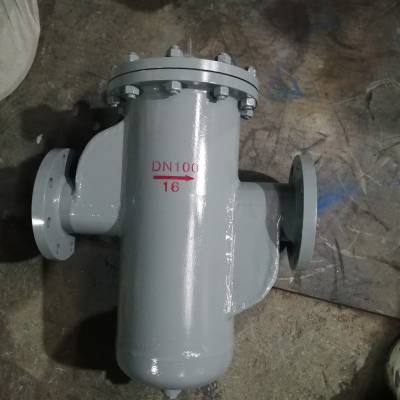 法兰水用过滤器U型过滤器铸钢管道LPG法兰过滤器 立式工业过滤器