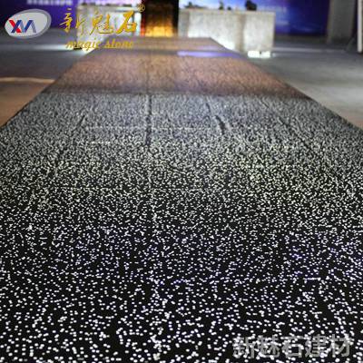 新魅石建材定制透光混凝土星空板发光水泥艺术板