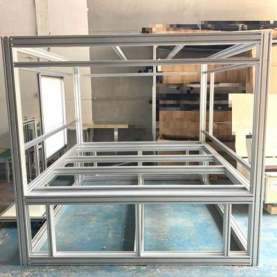 送料型材框 4040铝型材 铝合金设备框架机架加工
