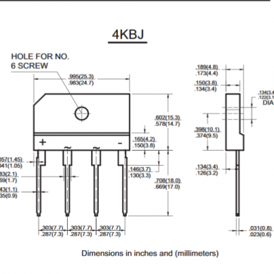 KBJ610 4KBJ  