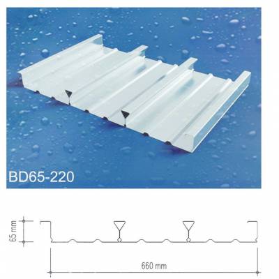阜康压型钢板YX65-220-660镀锌100g