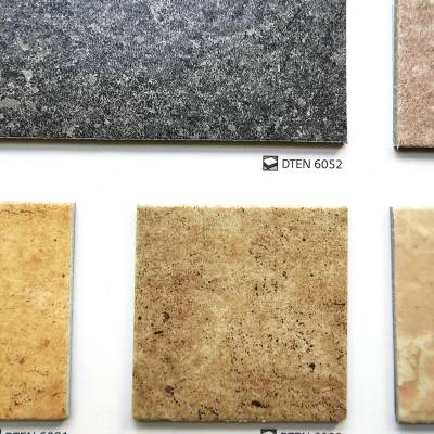 6mm福耐石塑地板 dten6082卡其色|大理石纹抗压***塑料地板【北京仓储