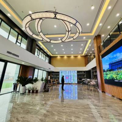 樊灯G42艺术吊灯定制大型酒店灯具创意玻璃售楼部会议室沙盘商场大堂工程灯具