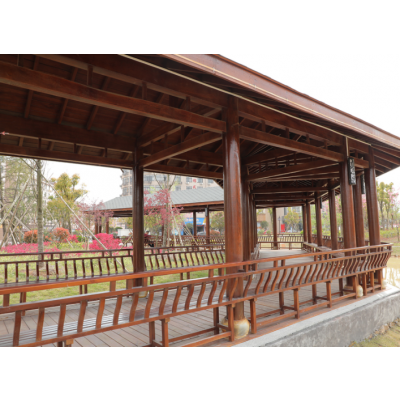 庭院别墅户外防腐古建铝合金亭子长廊