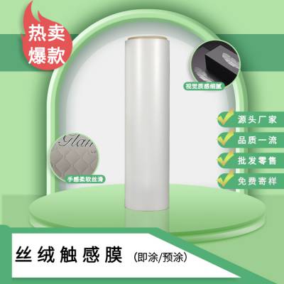 广东省厂家直销bopp触感膜的包装薄膜 丝绒触感膜