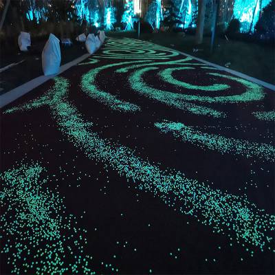 自发光景观路面 彩色防滑路面 夜晚自发光 路面底漆