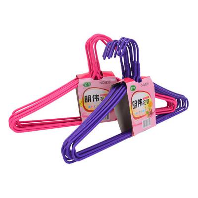 多色016十支装衣物晒 生活用品铁质塑料包皮晾晒