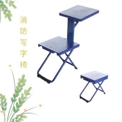 军辉折叠马扎 多功能写字椅 学习训练折叠写字凳 伸缩式带靠背马扎