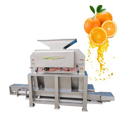 ***机械专业制造2-3吨/小时柑橘、脐橙类加工设备-剥皮榨汁机