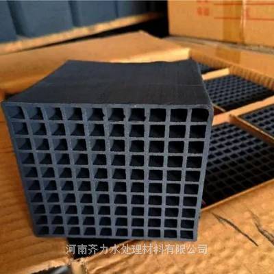亳州 耐水防水 800碘值 8mm孔径蜂窝活性炭 废气处理 污水处理滤料