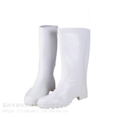 黑白食品靴耐油模压靴防水防滑耐寒雨靴耐磨卫生鞋