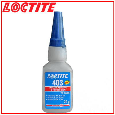 汉高乐泰 LOCTITE 瞬干胶 403 透明无色至淡黄色 20g/瓶