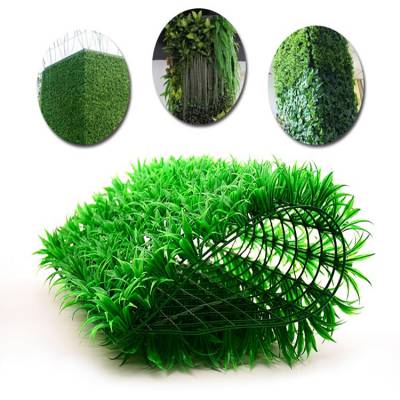 仿真植物墙绿植墙面装饰草坪加密细长草秧苗草橱窗地面绿化