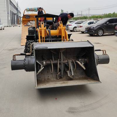 矿安认证矿用搅拌装载机 跨境Z卖装载搅拌一体机