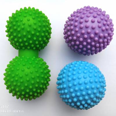 硅胶按摩球健身休闲瑜伽球 硅胶花生球 可支持定做