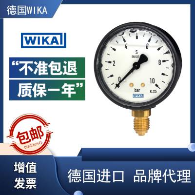 WIKA威卡113.13.050 1.6Mpa G1/4波登管压力表高动态压力负载