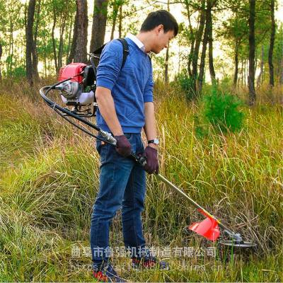 侧挂式四冲程割草机 除草机厂家 四川汽油背负式割草机