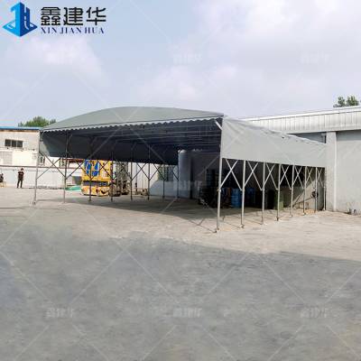 乐山 简易钢结构雨棚 大型活动雨棚 推拉活动棚 制造厂