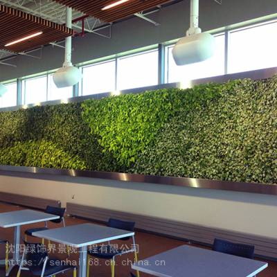 高端仿真绿萝植物墙背景墙绿植墙立体墙假绿植墙商业风格装饰壁挂