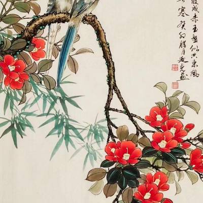 花鸟画作品欣赏 中美协理事李延光大师作品 大师介绍