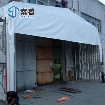 汕头龙湖 上门测量 移动雨篷 建筑蓬挡雨棚 推拉移动棚