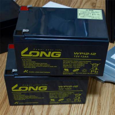 LONG广隆蓄电池WP12-12消防卷帘门主机12V12AH直流屏UPS照明EPS