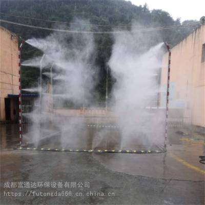 重庆长寿养殖场车辆消毒通道安装厂家FTD重庆车辆人员自动消毒设备供应商