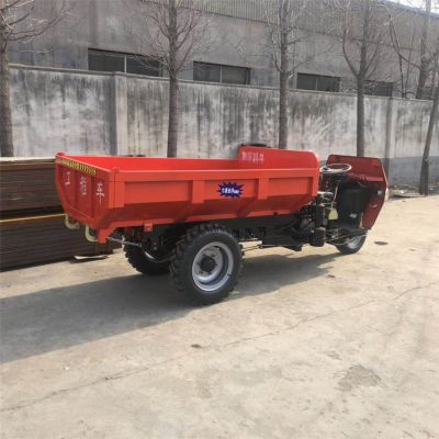 建筑工程自卸三轮车 2吨加重车桥农用柴油三轮车 柴油小三轮车