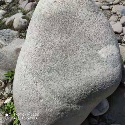 山东***大块细腻鹅卵石 花色水冲石 灰白色鹅卵石 面包石 鹅卵石背景