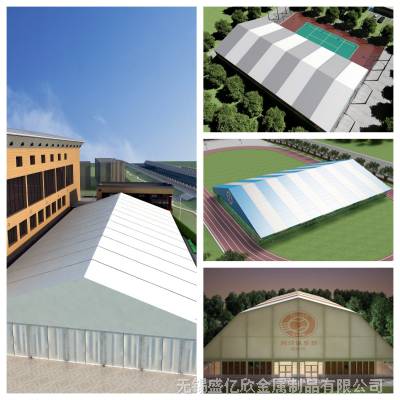 户外篮球羽毛球大篷搭建式建筑体育棚改进升级牢固耐用