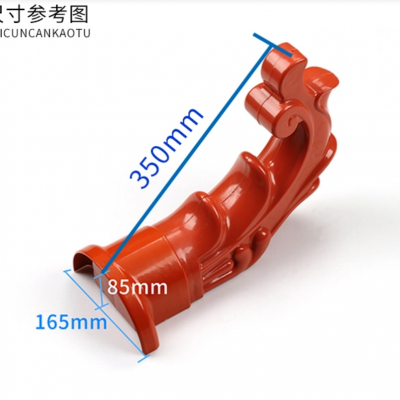 飞檐翘角树脂瓦配件厂家_景观园林装饰树脂瓦_深圳仿古树脂琉璃瓦