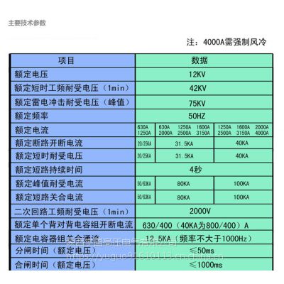  VS1-12/630-25 10KV户内手车式真空断路器 VS1-12高压