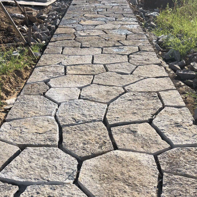 浙江园林景观石老石板老街铺路石