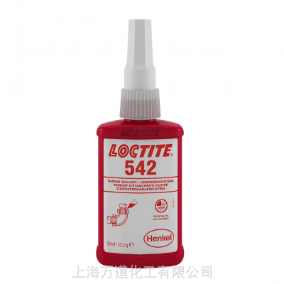 汉高 LOCTITE 542 减少了液体产品涂敷到部件上之后的迁移的螺纹密封剂