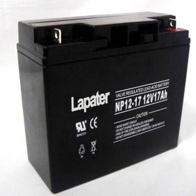 Lapater拉普特蓄电池NP17-12 免维护12V17AH消防供电系统/通信枢纽