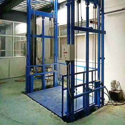 杭州定制5吨导轨式液压货梯 立体车库地下车库货物举升机 壁挂式升降机